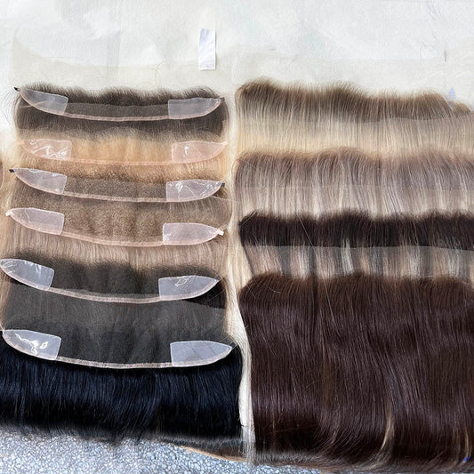 HD Swiss Lace Hairline Wig Topper with Fishline Virgin Human Hair