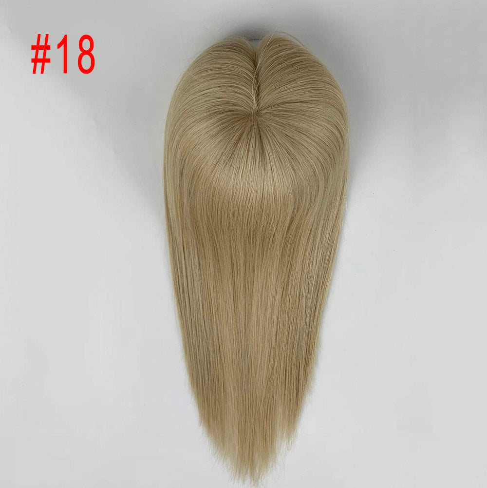 Highlights 5X5 Mono Base Virgin Hair Toppers for Thinning Hair
