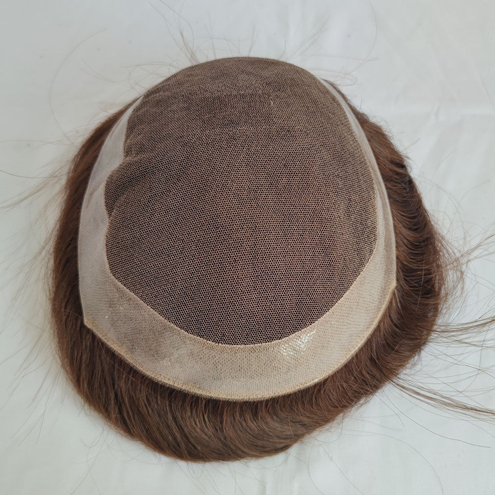 Remy Human Hair Wig Toppers With PU Around for Women