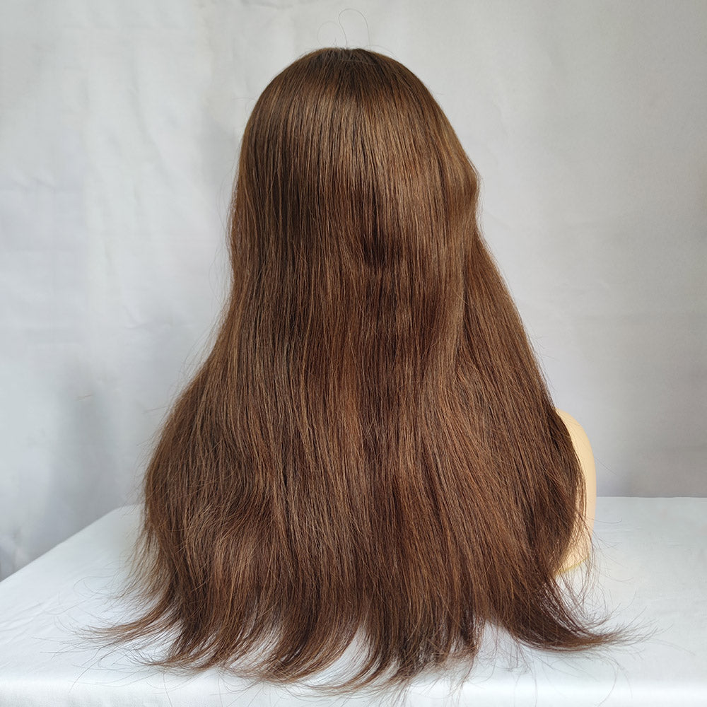 Remy Human Hair Wig Toppers With PU Around for Women