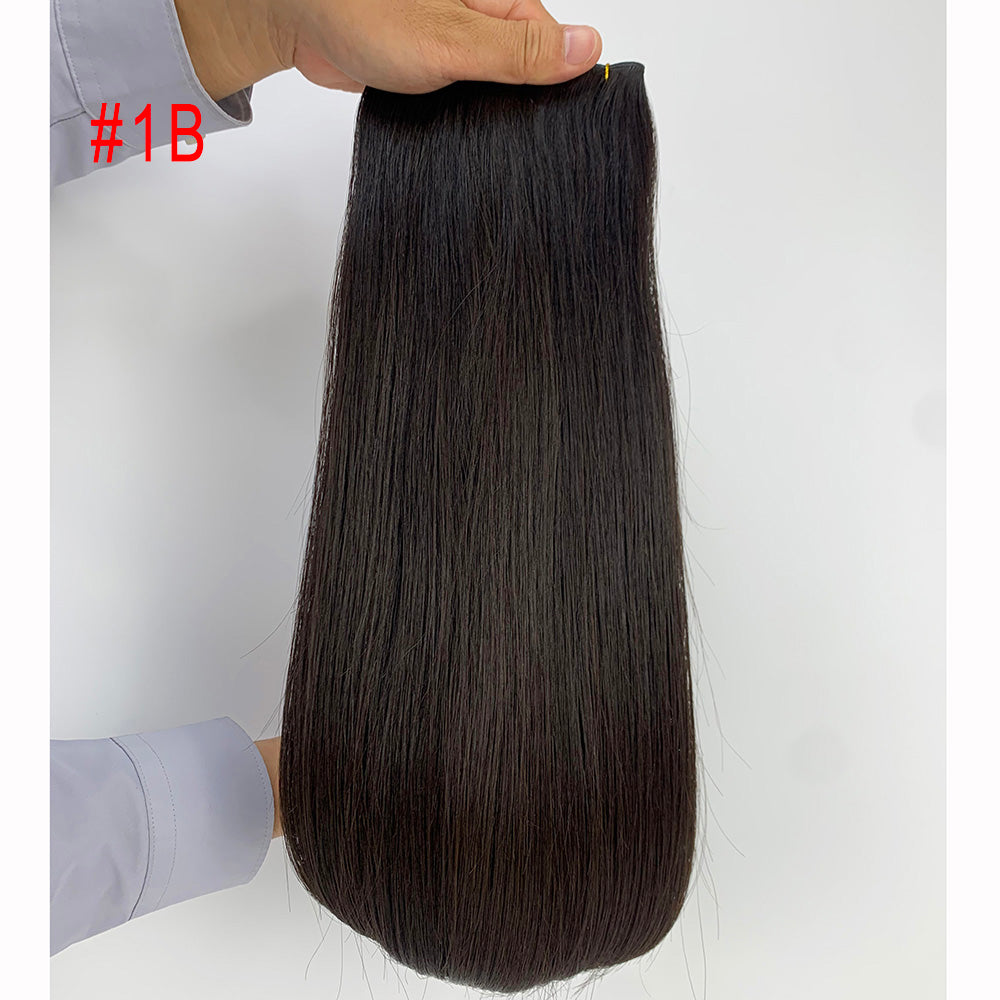 Darest brown Virgin Human Hair Invisible Genius Sew In Weft Extensions