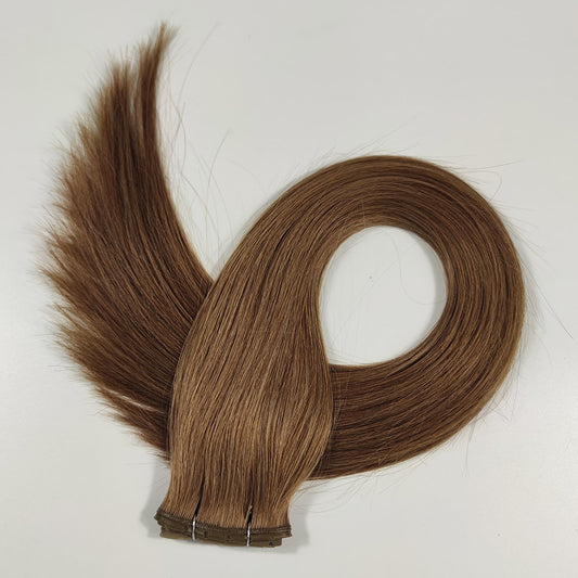 Medium Brown Butterfly XO Genius Weft Human Hair Extensions