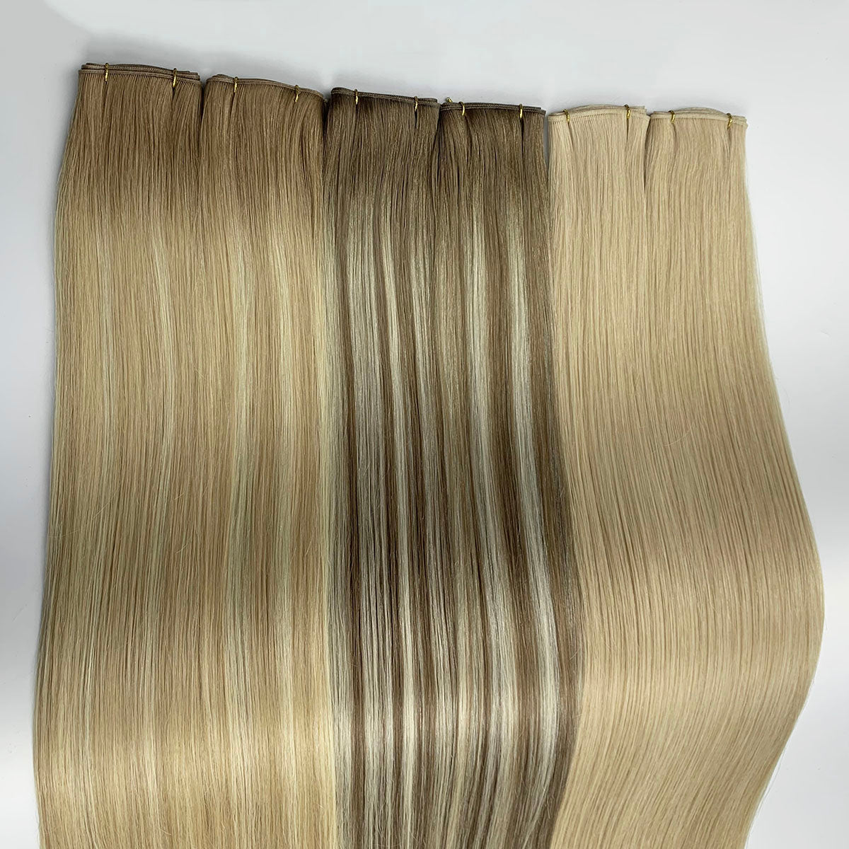 Blonde Highlights Virgin Hair Genius Weft Extensions