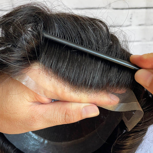 Mens Hair Replacement Systems Holly Wood Lace Base Toupee