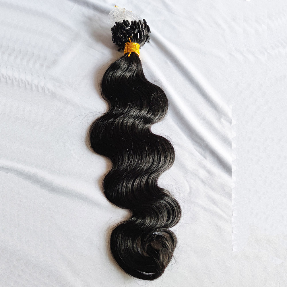 Body Wave Micro Loop Human Hair Extensions