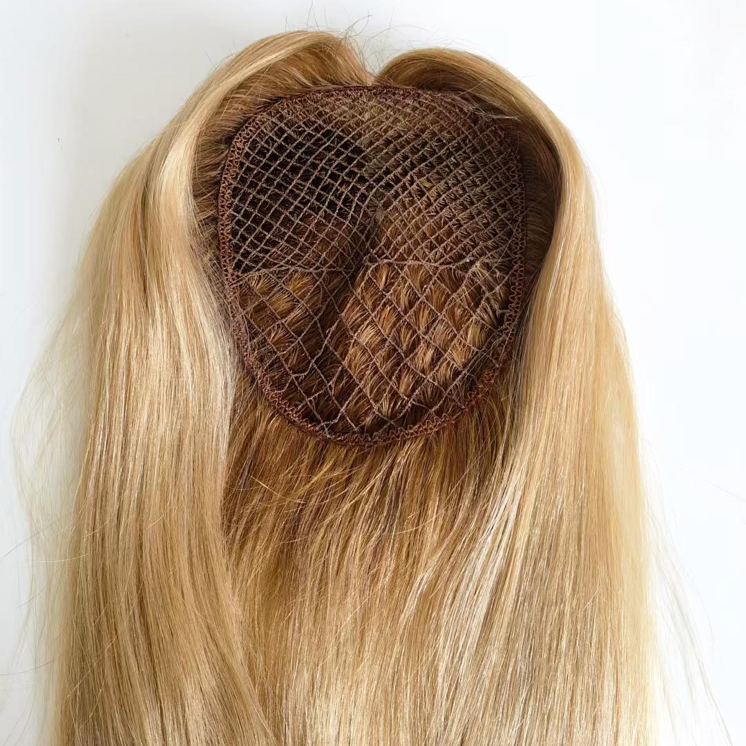 Mesh Hair Integration System Toppers for Thinning Hair