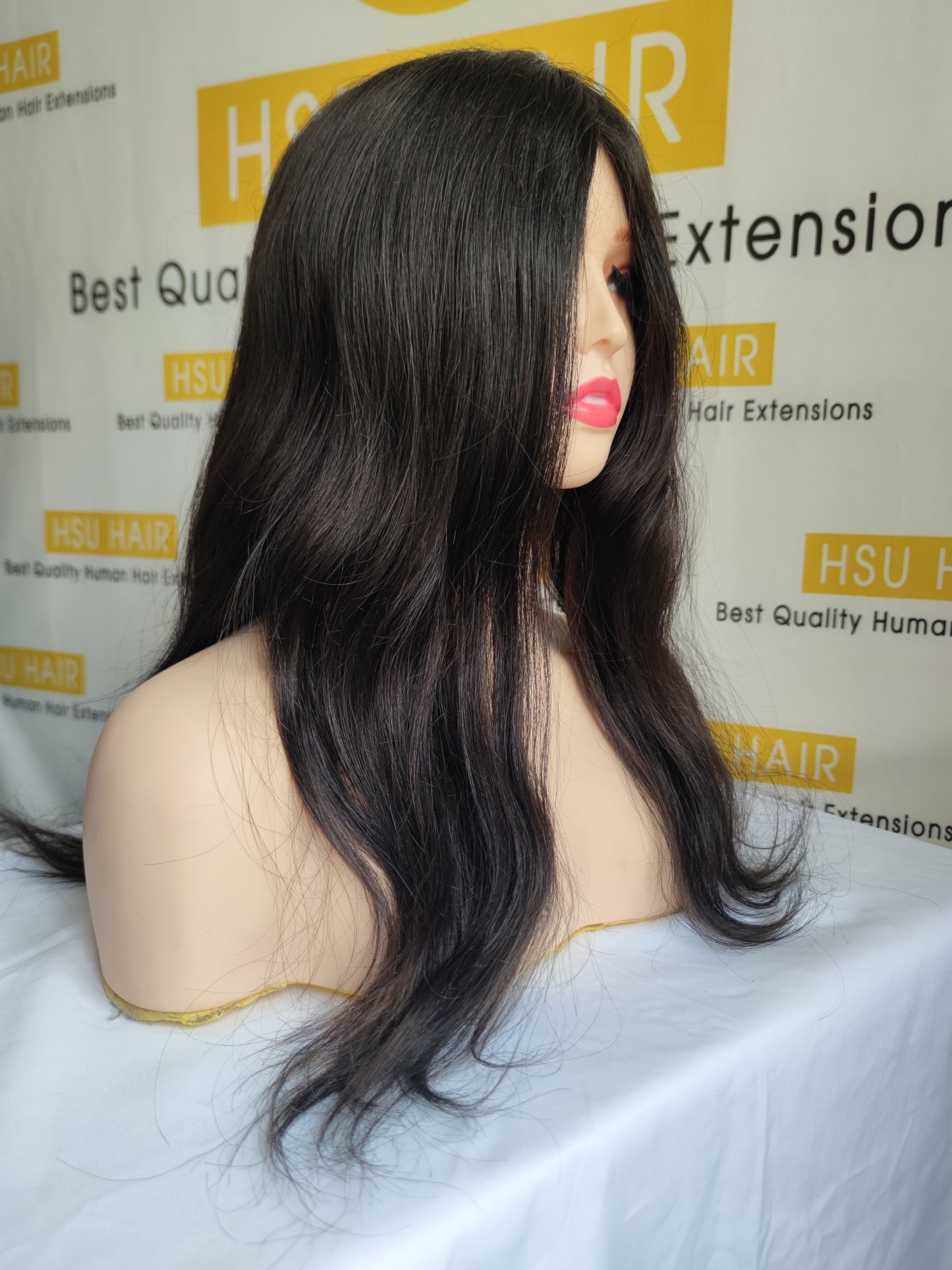 Remy Human Hair Full Swiss Lace Toppers for Women
