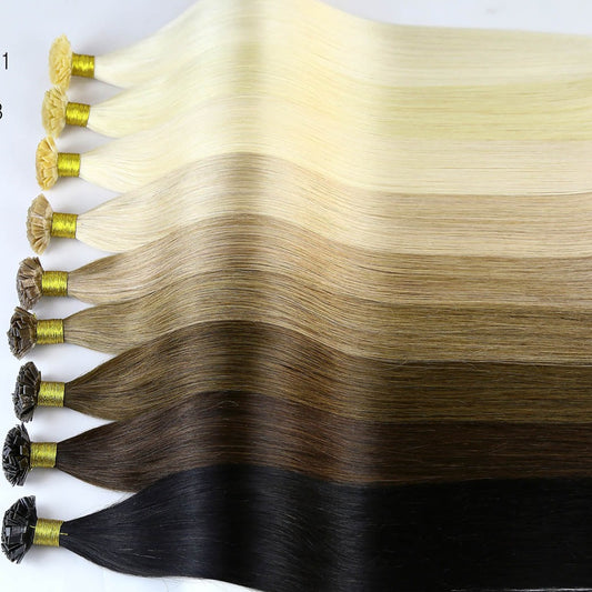 Keratin Bond Flat Tip Remy Hair Extensions