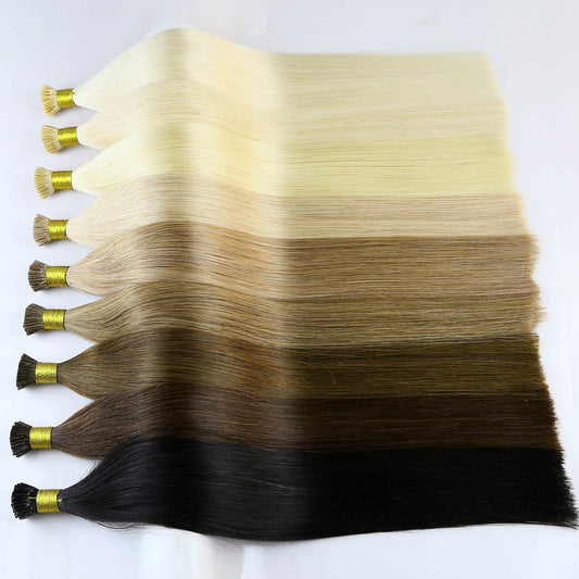 Pre Bonded I Tip Remy Human Hair Extensions