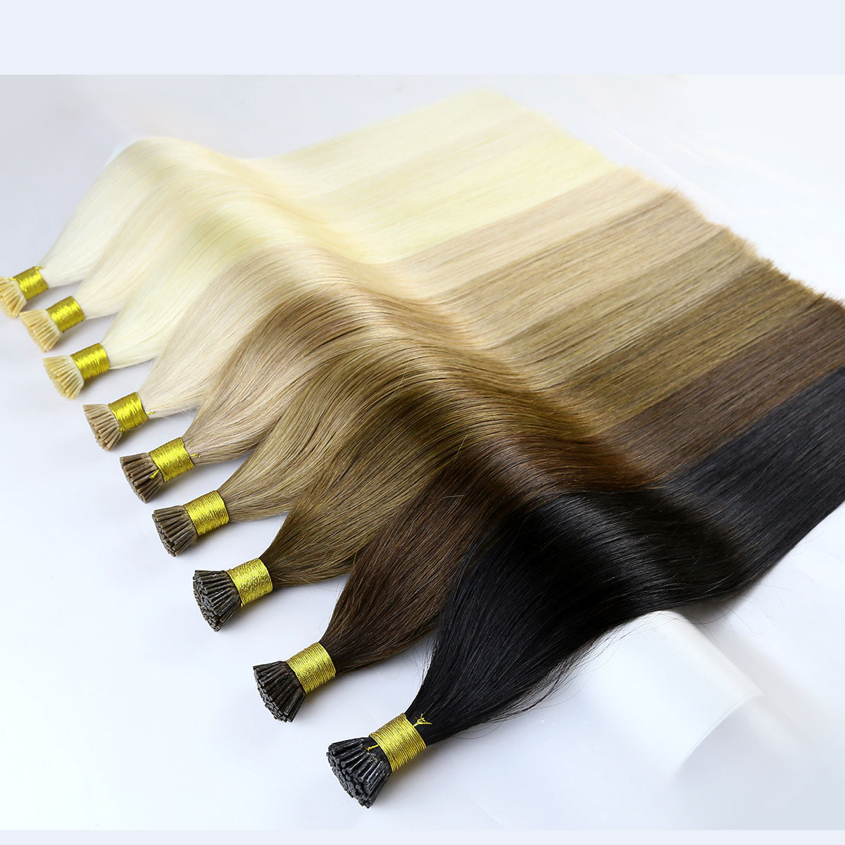Pre Bonded I Tip Remy Human Hair Extensions