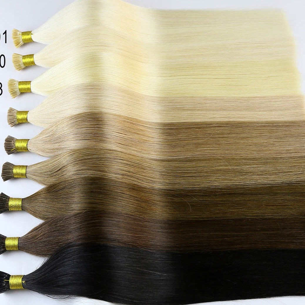 Pre Bonded I Tip Remy Human Hair Extensions