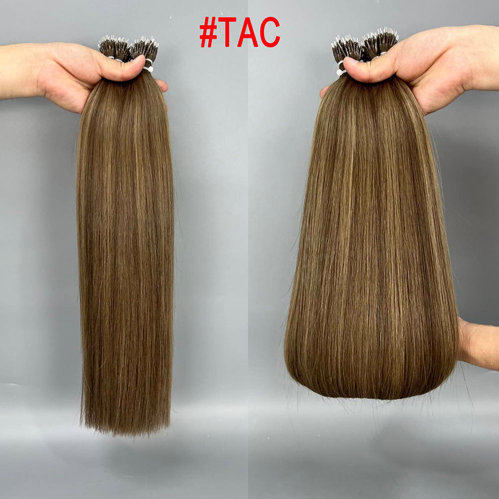 Highlights Virgin Hair Nano Rings Bead Hair Extensions
