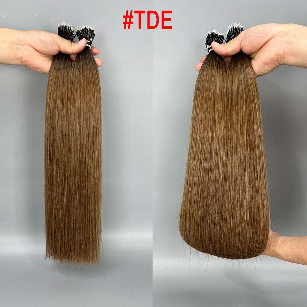 Highlights Virgin Hair Nano Rings Bead Hair Extensions