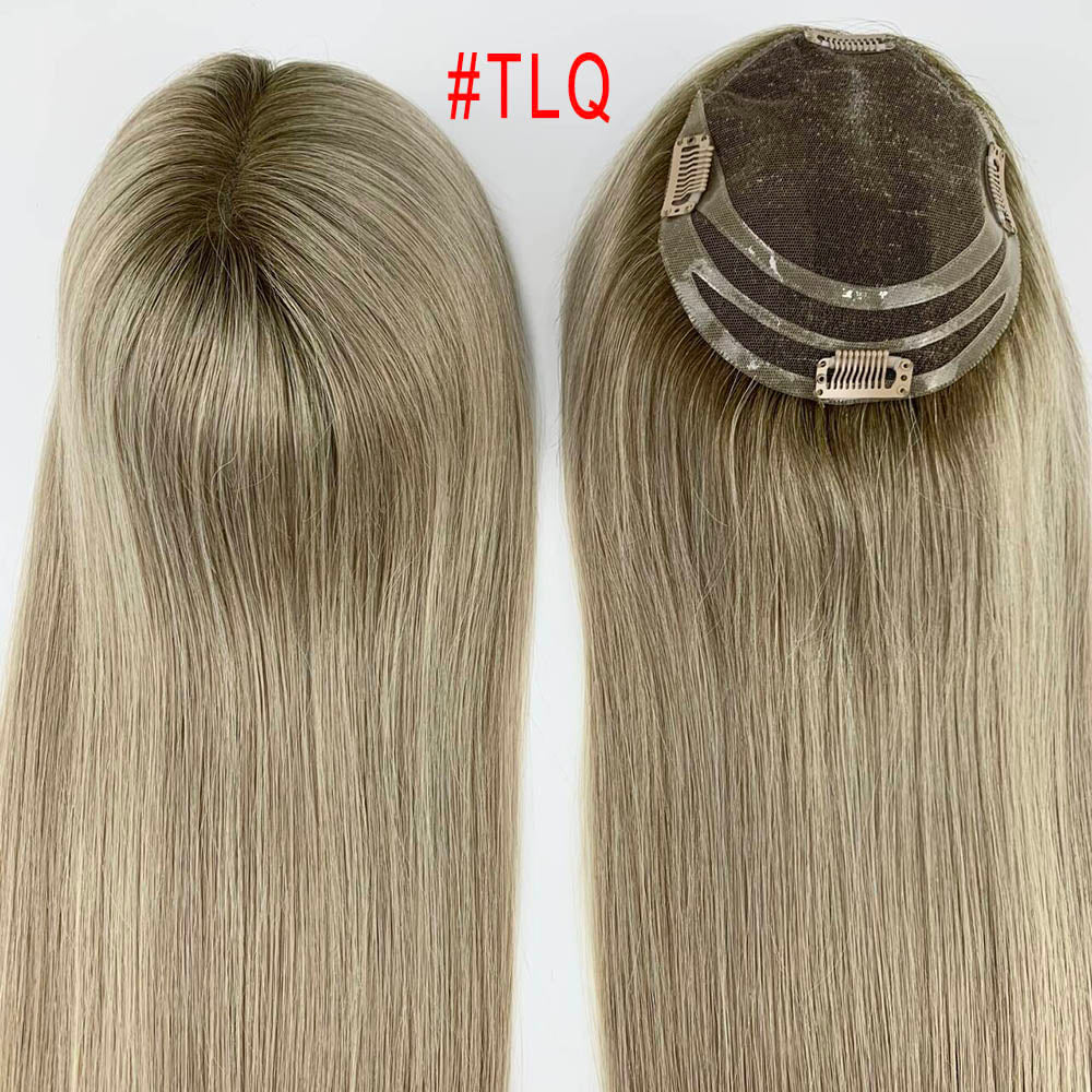 5.5x6 Lace Wig Toppers for Thinning Crown Human Hair