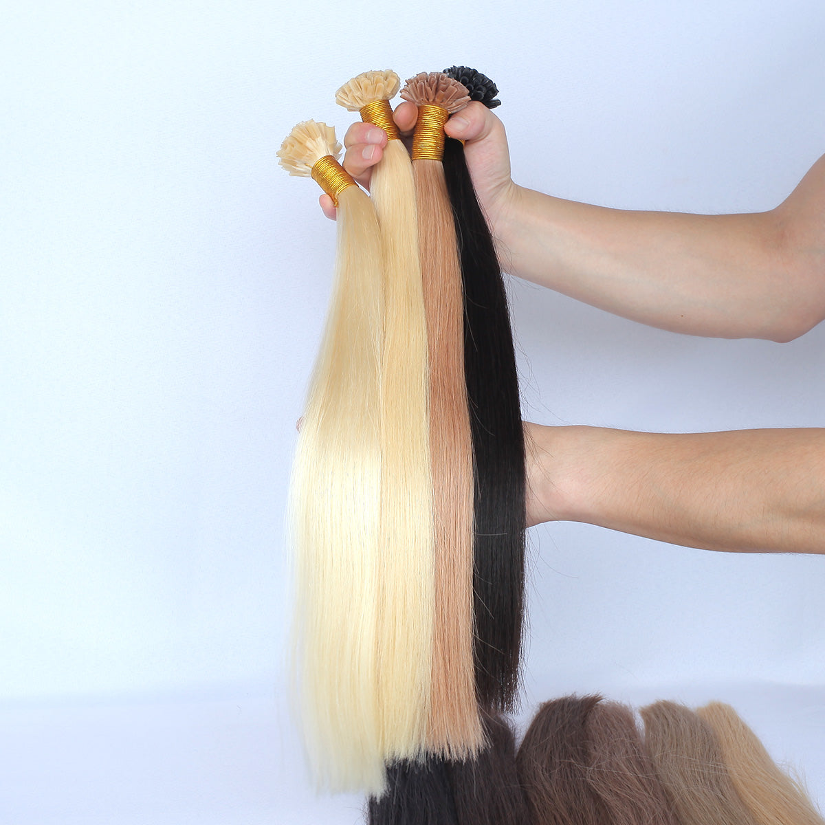 Virgin Human Hair U Tip Extensions