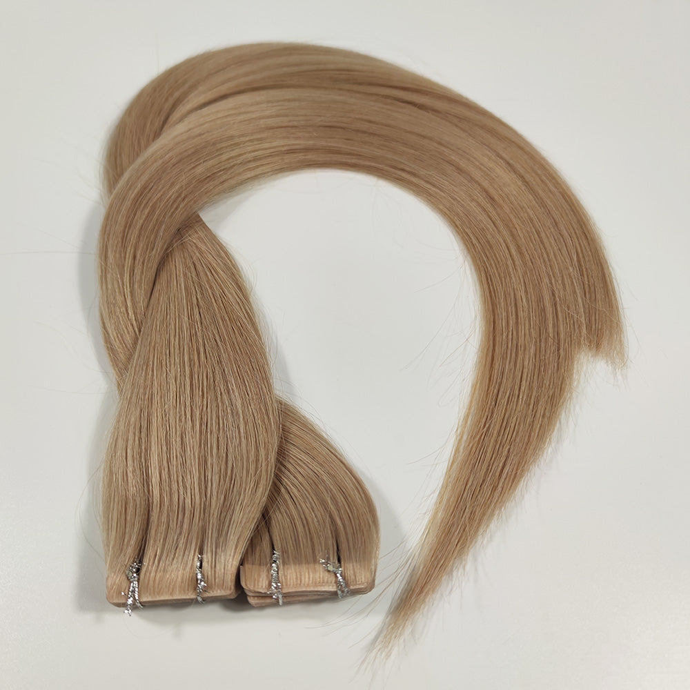 Ash Blonde Invisible Tape In Hair Extensions