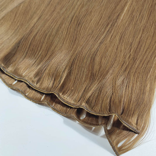Virgin Human Hair Hybrid Genius Butterfly Wefts Extensions with Middle Holes