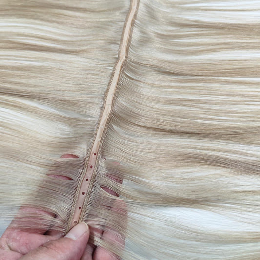 Ash Blonde Invisible Butterfly Genius Weft Hair Extensions