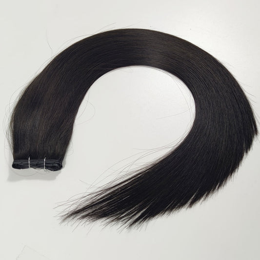 Natural Black Butterfly Genius Weft Extensions Remy Human Hair