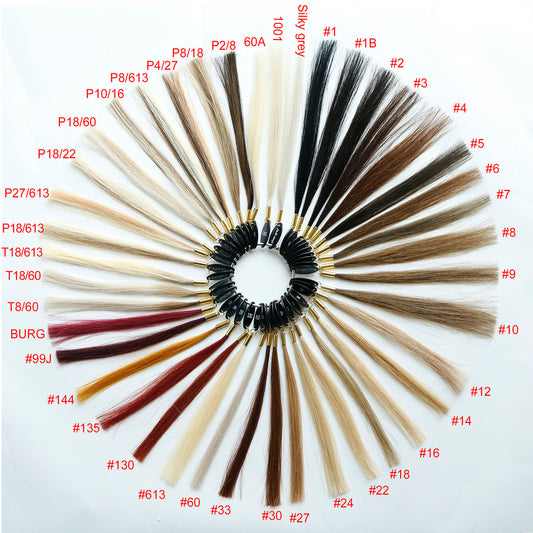HSU Hair Color Charts for Human Hair Extensions