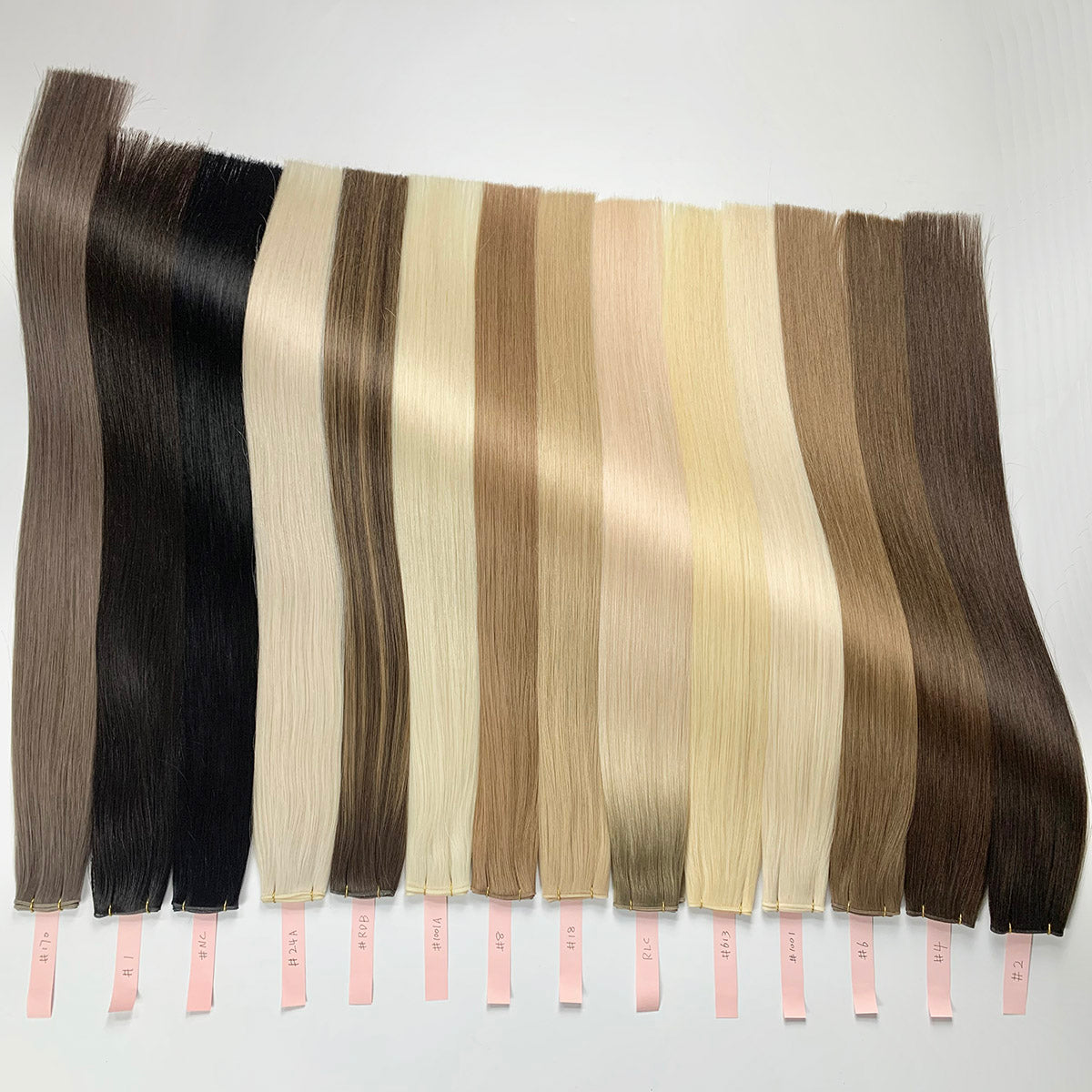 Virgin Human Hair Thin Band Genius Weft Extensions