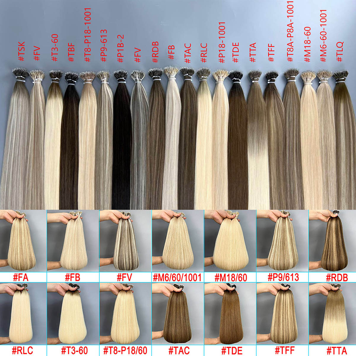 Highlights Virgin Hair Nano Rings Bead Hair Extensions