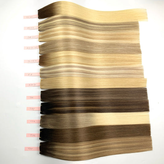Highlights Virgin Hair Sew In Genius Weft Hair Extensions