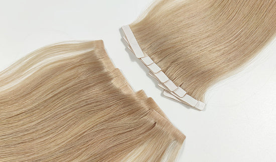 Invisible tape ins hair extensions
