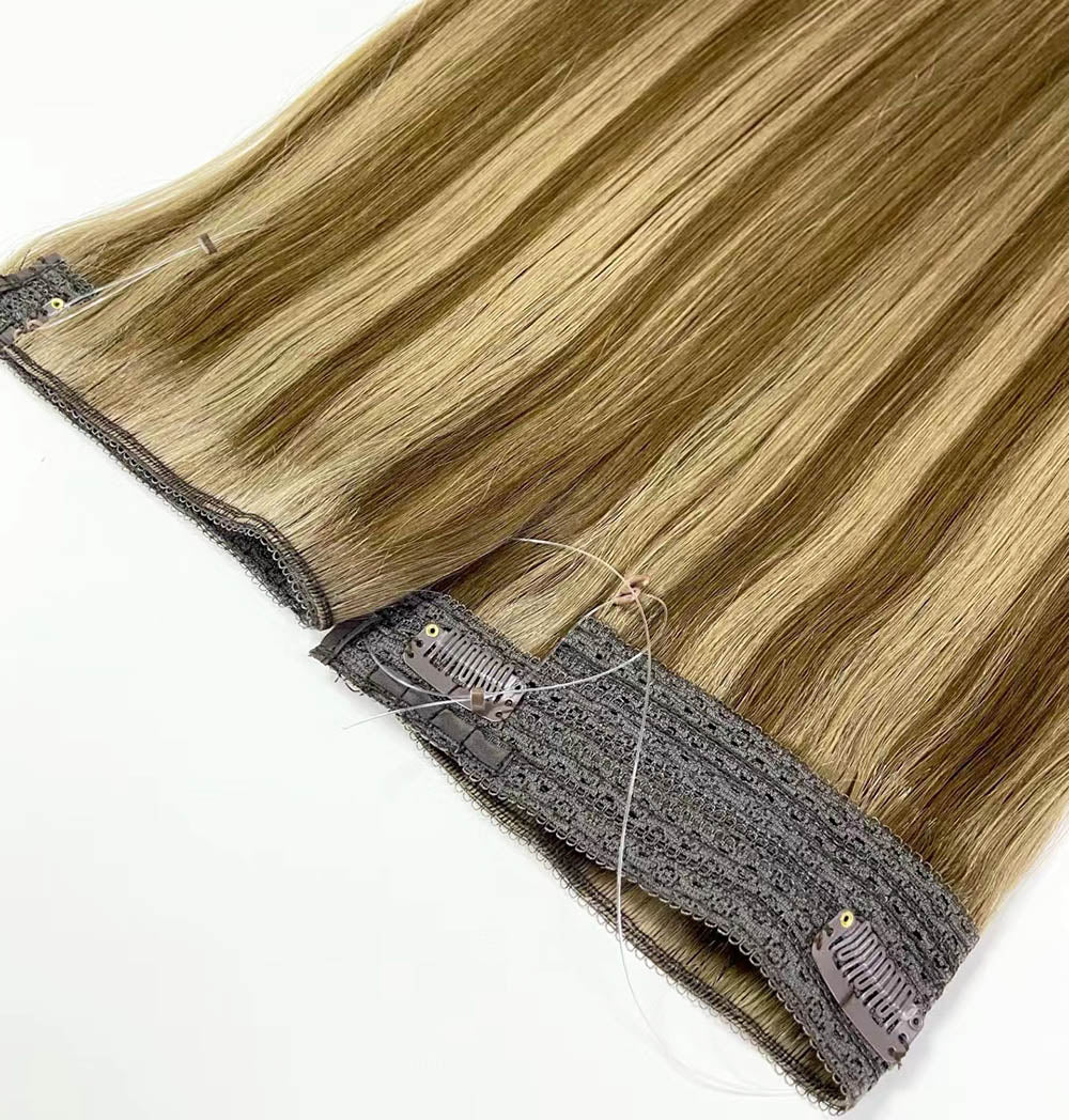 Virgin Human Hair Seamless Halo Extensions