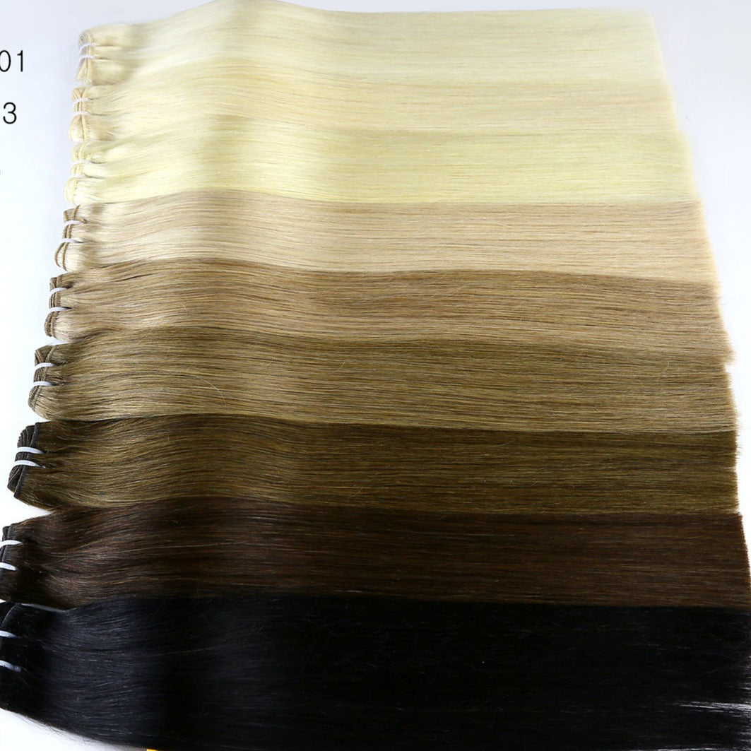 Sew In Machine Weft Remy Hair Extensions