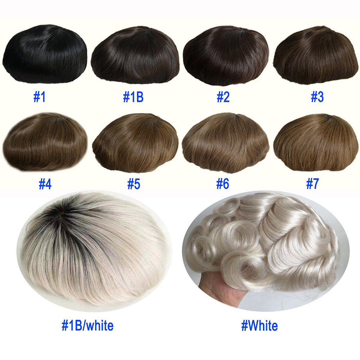 Men's Non Surgical Hair Replacement On Rite Mono Top Toupees