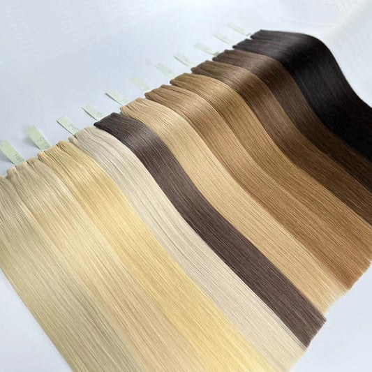 Virgin Human Hair Invisible Genius Sew In Weft Extensions