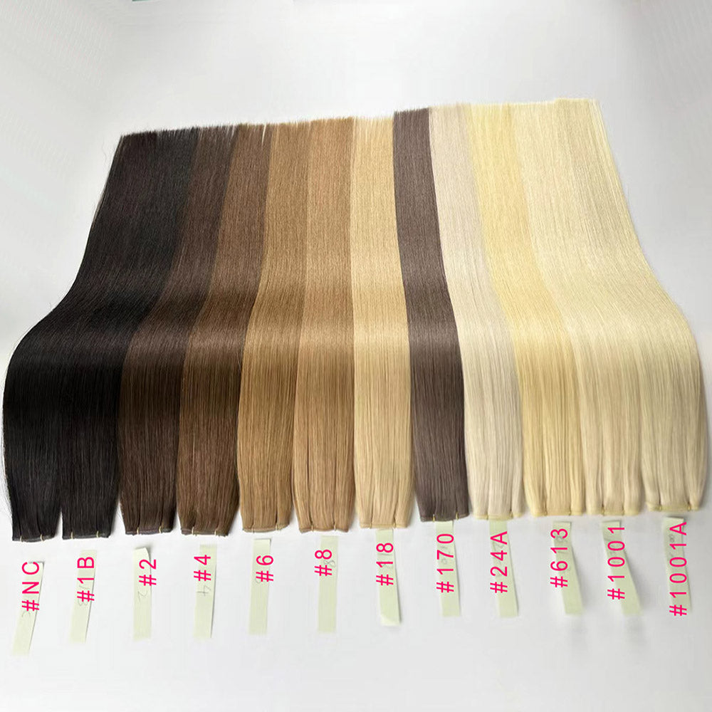 Virgin Human Hair Invisible Genius Sew In Weft Extensions