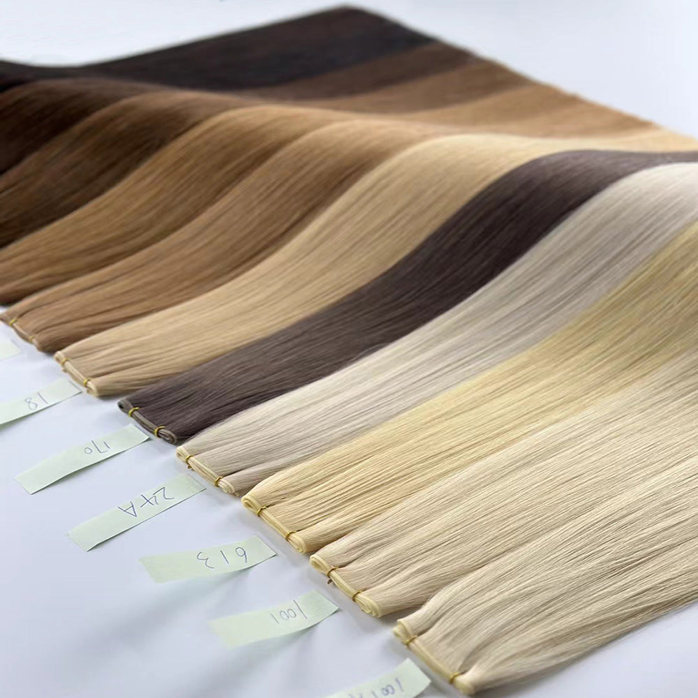 Virgin Human Hair Invisible Genius Sew In Weft Extensions