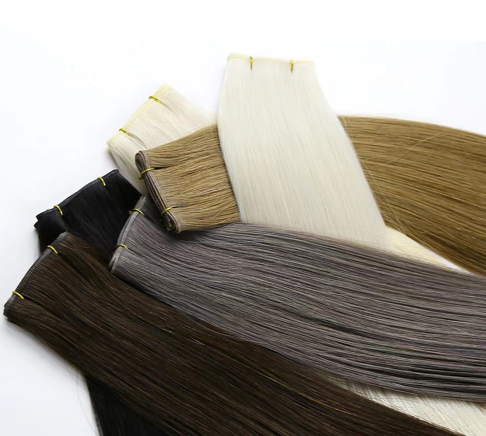 Virgin Human Hair Invisible Genius Sew In Weft Extensions