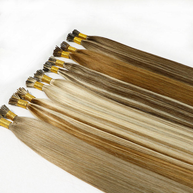 Highlights Remy Human Hair I Tip Hair Extensions