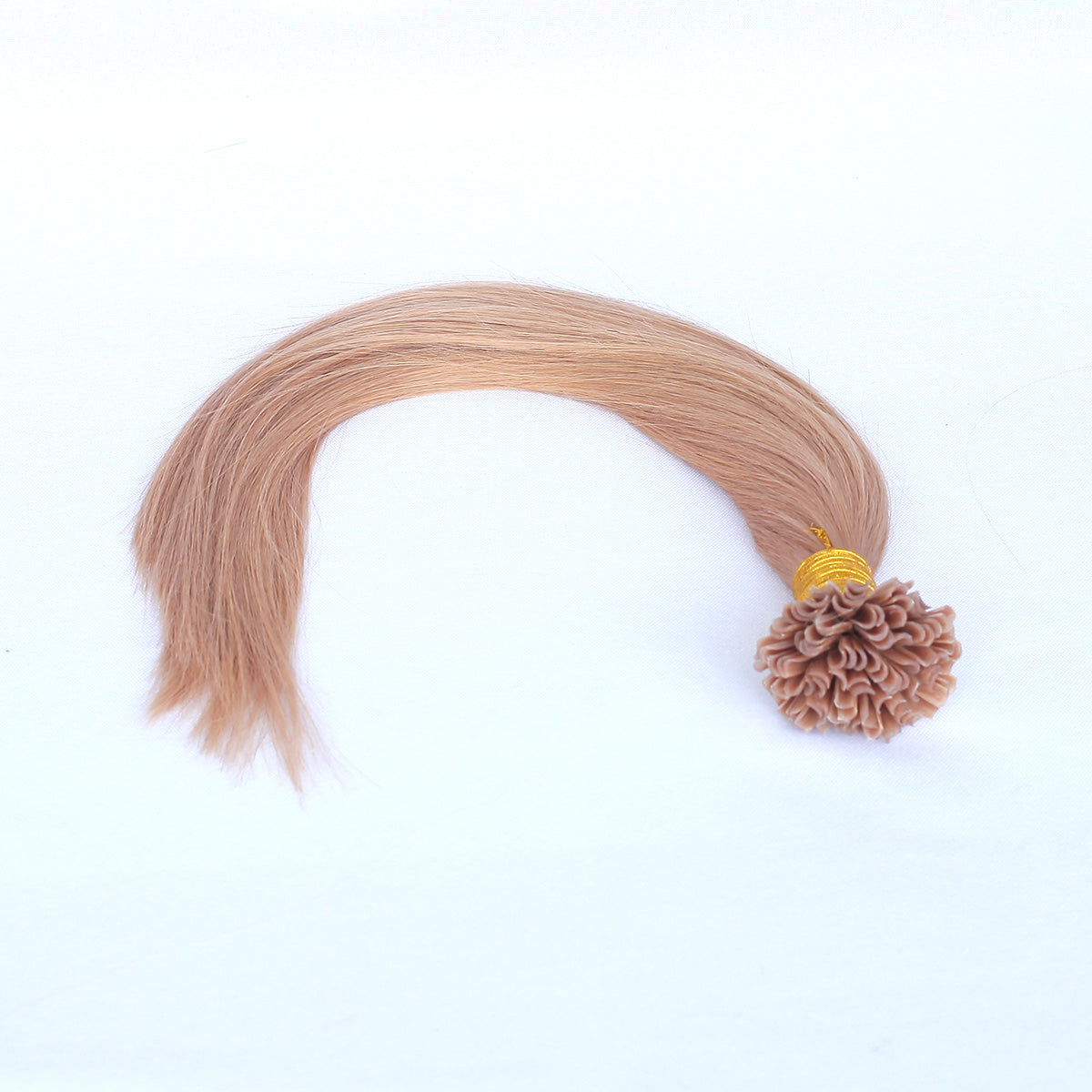 Honey Blonde Straight Nail U Tip Hair Extensions