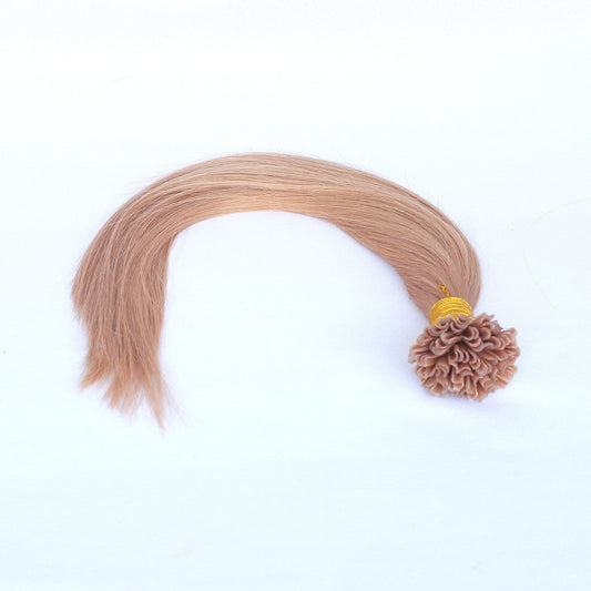 Honey Blonde Straight Nail U Tip Hair Extensions