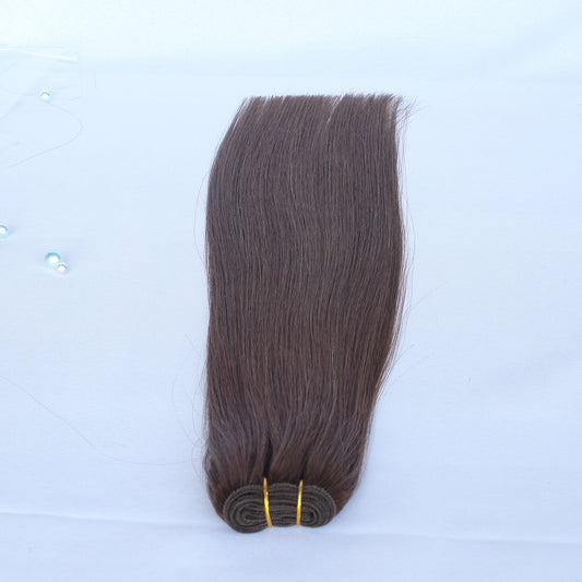 Darkest Brown Human Hair Wefts Extensions