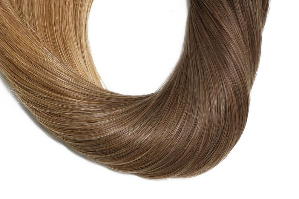 3 Colors Ombre Dark Brown to Honey Blonde Straight Tape In Hair Extensions