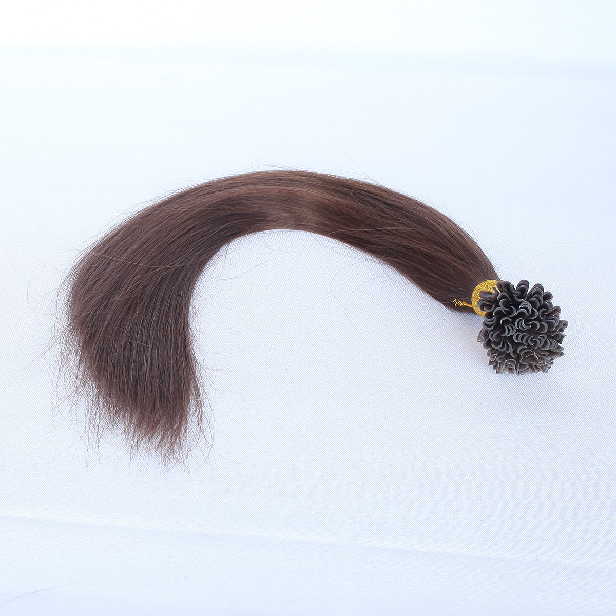 Chocolate Brown Straight Nail U Tip Hair Extensions