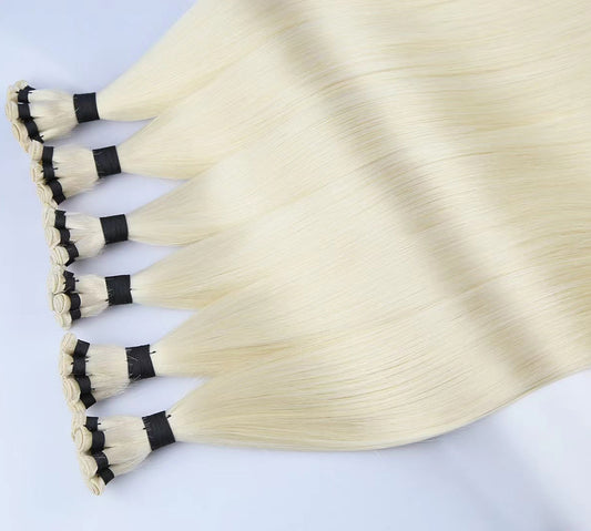 Virgin Human Hair Handtied Wefts Extensions