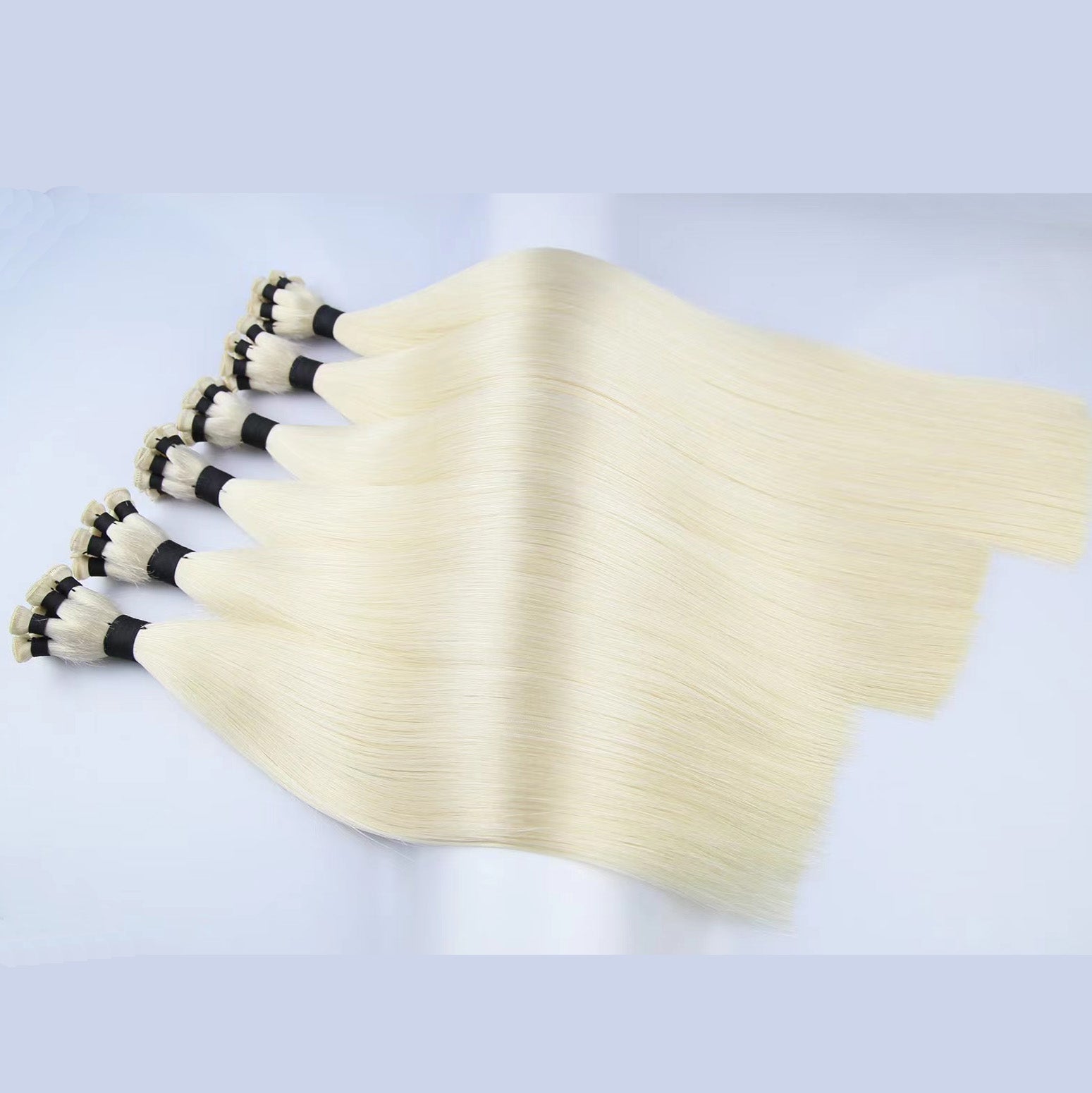 Virgin Human Hair Handtied Wefts Extensions