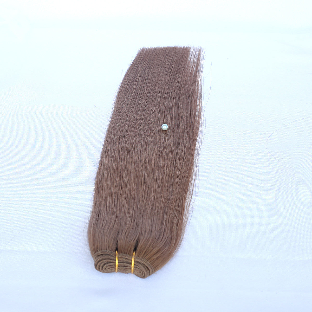 Chestnut Brown Straight Human Hair Wefts Extensions