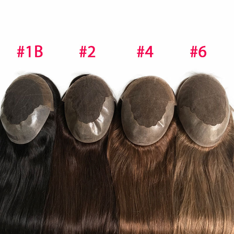 Remy Human Hair Full Swiss Lace Topper for Women