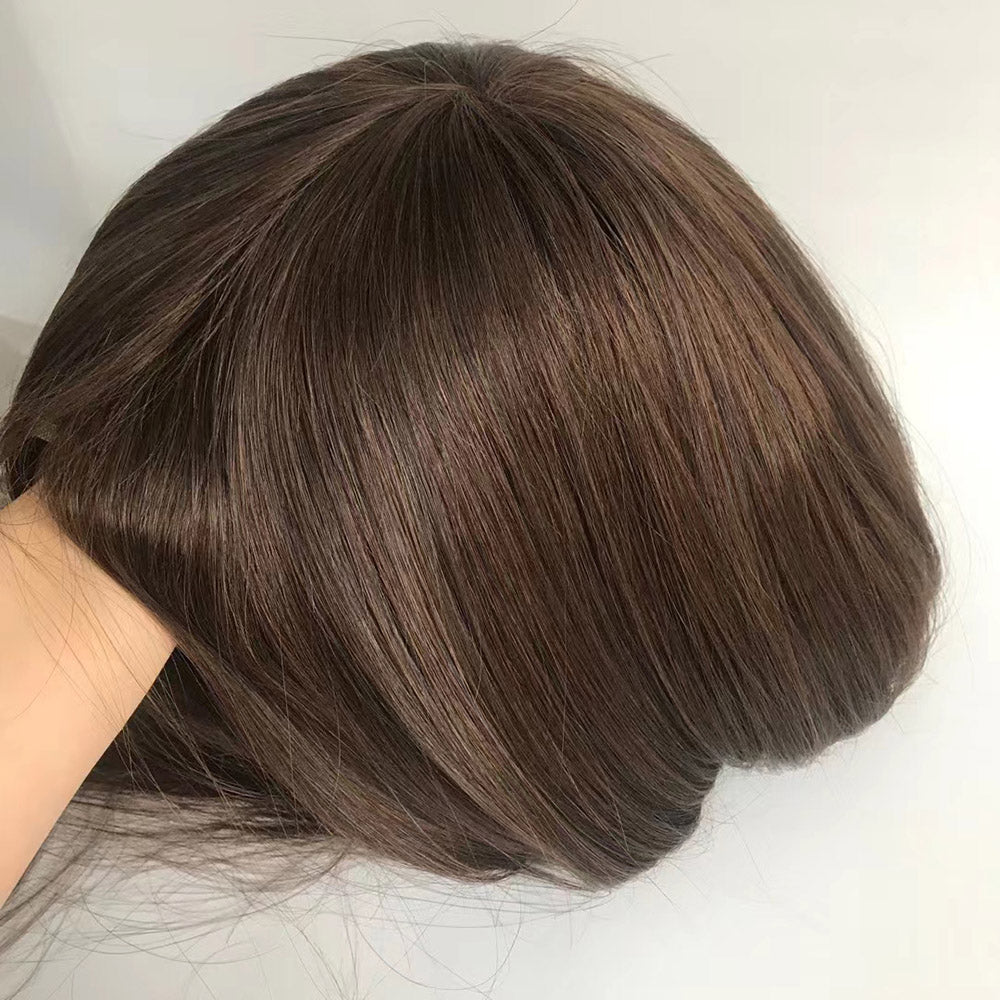 Remy Human Hair Full Swiss Lace Topper for Women