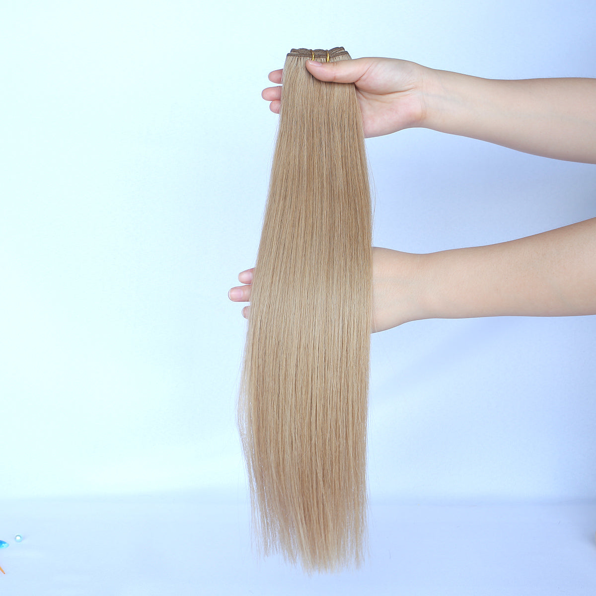 Medium Brown Human Hair Wefts Extensions