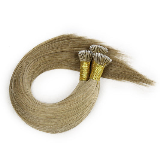 Medium Brown Straight Nano Ring Hair Extensions