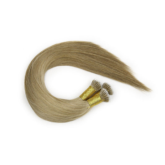 Medium Brown Straight Nano Ring Hair Extensions