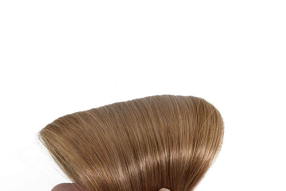 Ash Brown Fading to Medium Ash Blonde Straight Tape In Hair Extensions